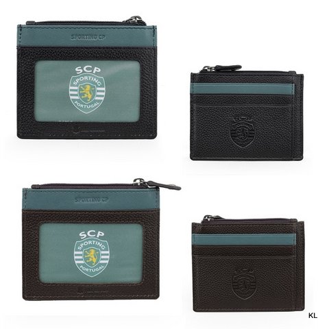 Porta Moedas/Porta Cartoes Pele Sporting CP Ref. SCP3190