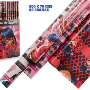 Rolo de Papel de embrulho LADYBUG ref. 46195--pack de 10 rolos