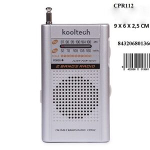 Mini Radio de Bolso 9x6cms ref.CPR112