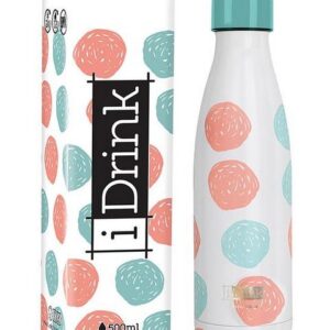 Garrafa termica I-Drink em Aço Dots (500ML)  ref.ID0007