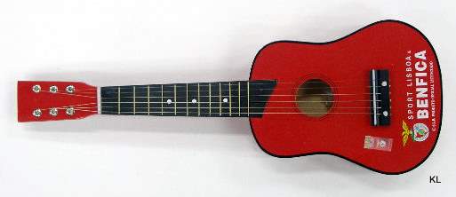 Guitarra pequena com logo Benfica 63.5cm ref.0040