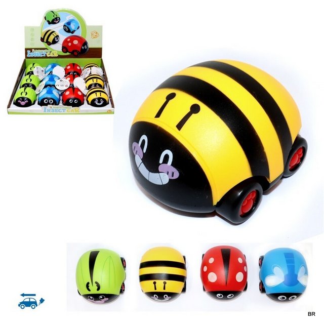 Brinquedo Carro Insectos 9x7cms ref.X6683--Pack de 4 unid.