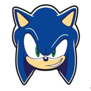 Almofada em 3D Sonic 30x35cms ref.010SNC