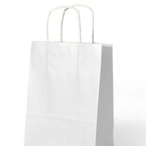 Pack de 12 Sacos Papel Branco (18x8x24cms) ref.1022316 (0.25unid