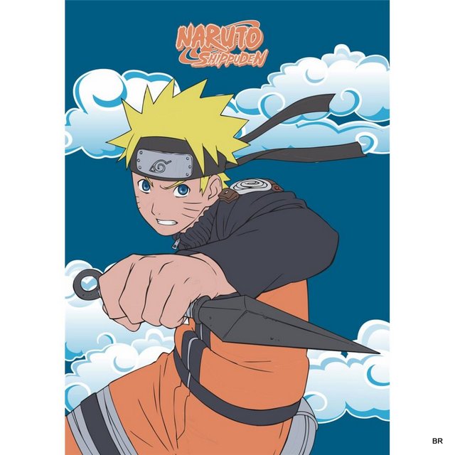 Manta Polar 100x140cms Naruto ref.007NRT