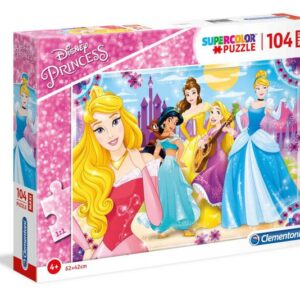 Puzzle Jumbo Princesas 104 Peças (+4 Anos) 62x42cms ref. CE23714