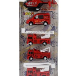 Conjunto de 6 Carros Bombeiros ref.11121