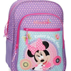 Mochila Minnie Escolar 40cms (Adap. ao trolley) ref.49923D1