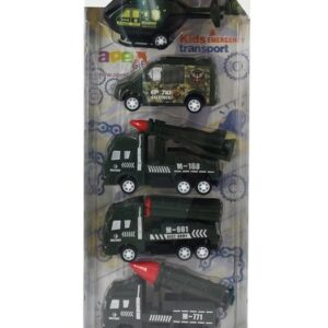 Conjunto de 6 Carros Militar ref.11121