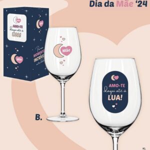 Copo de Vinho Dia da Mae ref.98060B