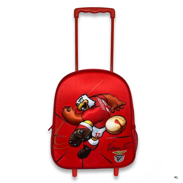 Mochila SL Benfica 3D Aguia Vitoria (Pre Escolar)  c/Rodas 31cms