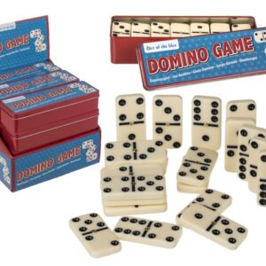 Jogo Domino em Pedra cx. Metal ref.79/3883