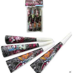 Pack de 4 cornetas (20cm) MONSTER HIGH ref.17132--conj. de 2 pac