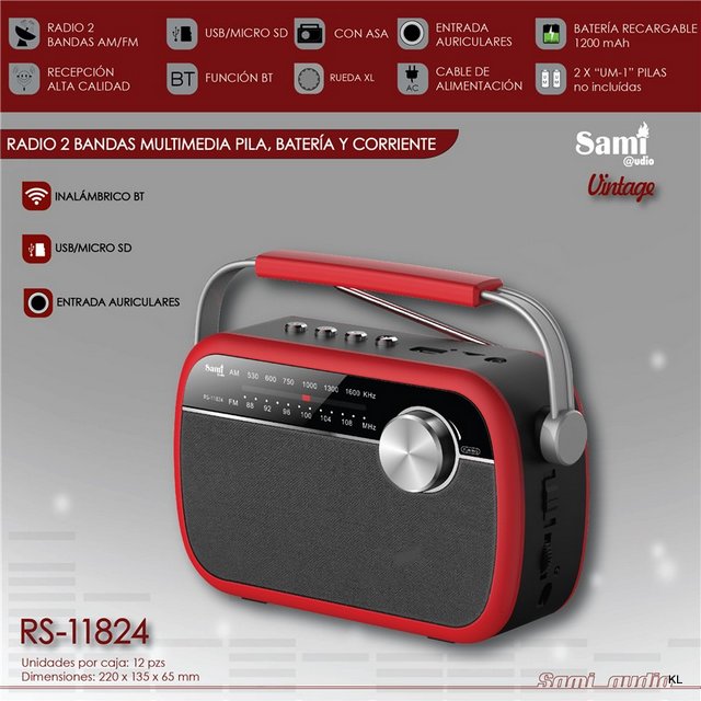 Radio Sami AC/DC Vintage ref.RS11824