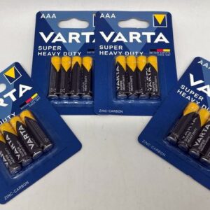 Pilhas Varta Salinas AAA (4) Ref. 2003-Pack de 4 cartazes