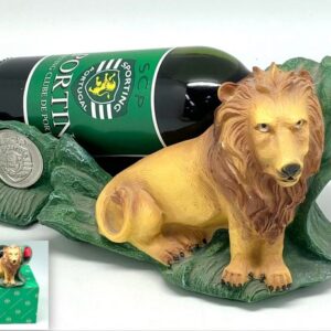 Leao Sporting CP 25cms c/Garrafa de Vinho ref.200SCP