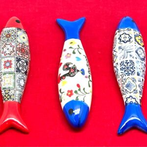 Sardinha Ceramica 15cms ref. 203101/57/59--Pack de 3 unid.