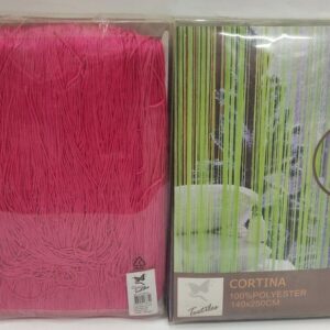 Cortina de Fio 140x250cms (cor Fuschia) ref.26832