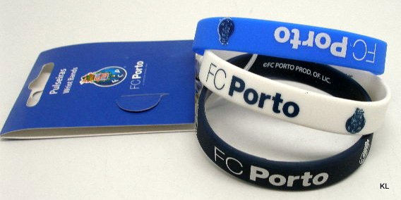 Pulseiras FC Porto (3) ref. PW001--Pack de 2 embalagem