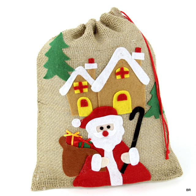 Saco Natal Juta 27x35cms ref.28770