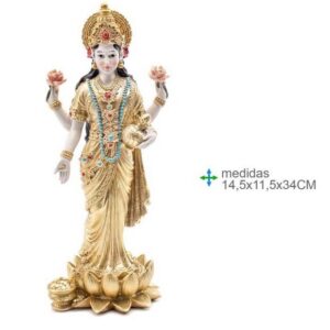 Deusa Lakshmi Resina 14.5x11.5x34cms ref.DR77015