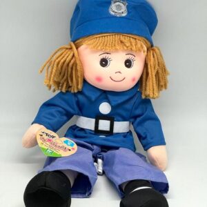 Boneca em Pano 50cms Policia ref.42119