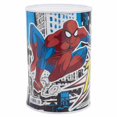 Mealheiro Metal Homem Aranha 15cms ref.44785