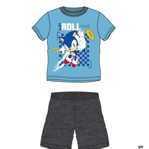 Conjunto T-Shirt/ Calção Algodão Sonic ref. EX70486