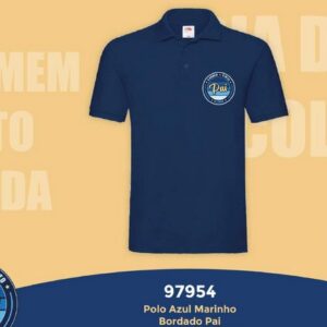 Polo Azul Dia do Pai (tam. S) REF.97954