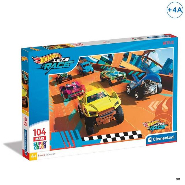 Puzzle Jumbo Hotwheel 104 Peças (+4 Anos) 62x42cms ref. CE25762