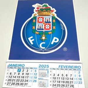 Calendario de Parede 2025 FC Porto ref.5016274A--pack de 5 unid.