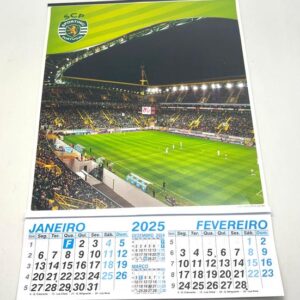 Calendario de Parede 2025 Sporting CP ref.5016273A--pack de 5 un