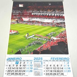 Calendario de Parede 2025 SL Benfica ref.5016272B--pack de 5 uni