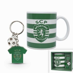 Conjunto Caneca +Porta Chave Sporting CP ref. SM014