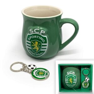 Conjunto Caneca Stone + Porta Chave Sporting CP ref. SM011