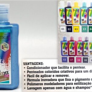 Coloração temporaria p/Cabelo 1 Dia 100ml ref.MK12