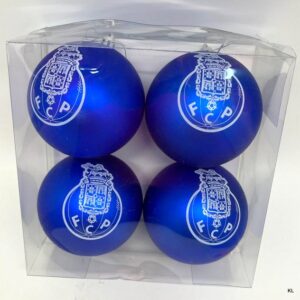 Conjunto 4 Bolas de Natal FCPorto ref. PC010