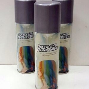 Laca spray para cabelo 125ml--Prateado--ref. 17094--pack de 3 un